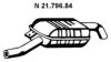 BMW 18121745100 End Silencer